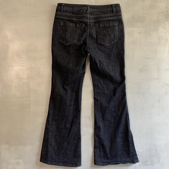 Banana Republic Jeans womens 6 flare leg blue Trousers 30 x 29 - Picture 6 of 7